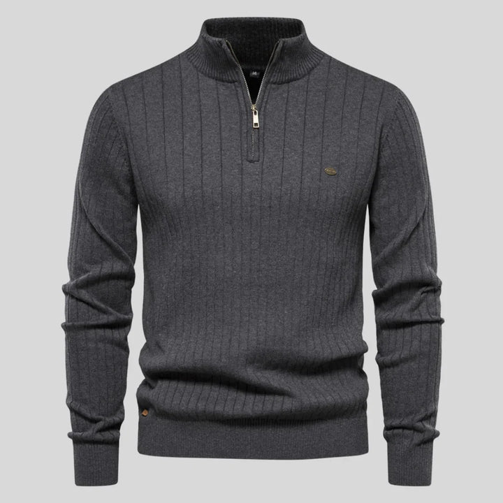 Aiden™ | Premium Quarter Zip Neck Sweater