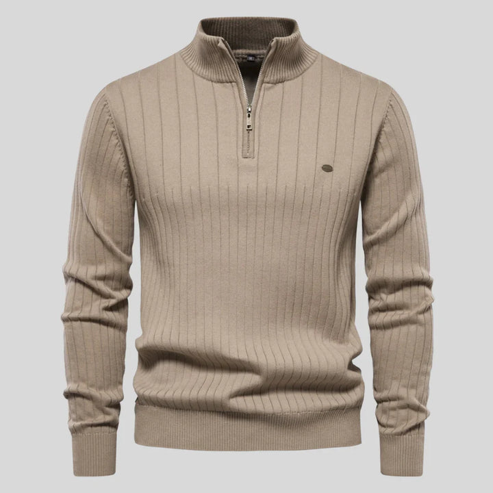 Aiden™ | Premium Quarter Zip Neck Sweater