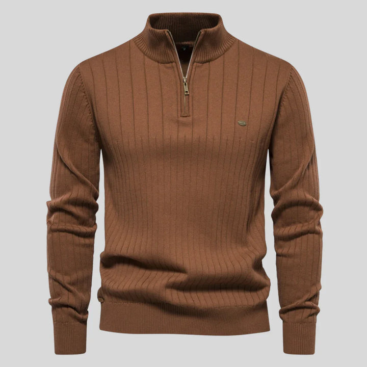 Aiden™ | Premium Quarter Zip Neck Sweater