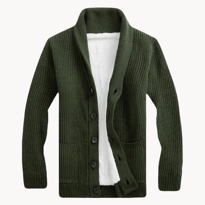 Lorne™ | Fleece Shawl Collar Cardigan