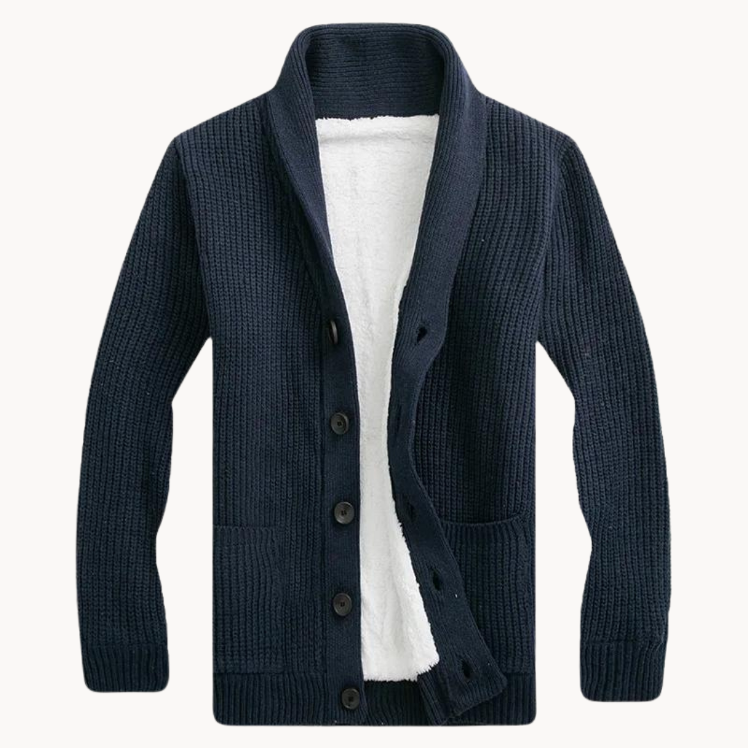 Lorne™ | Fleece Shawl Collar Cardigan