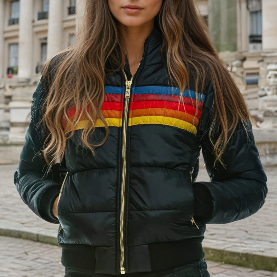 Venera™ | Retro Stripe  Jacket