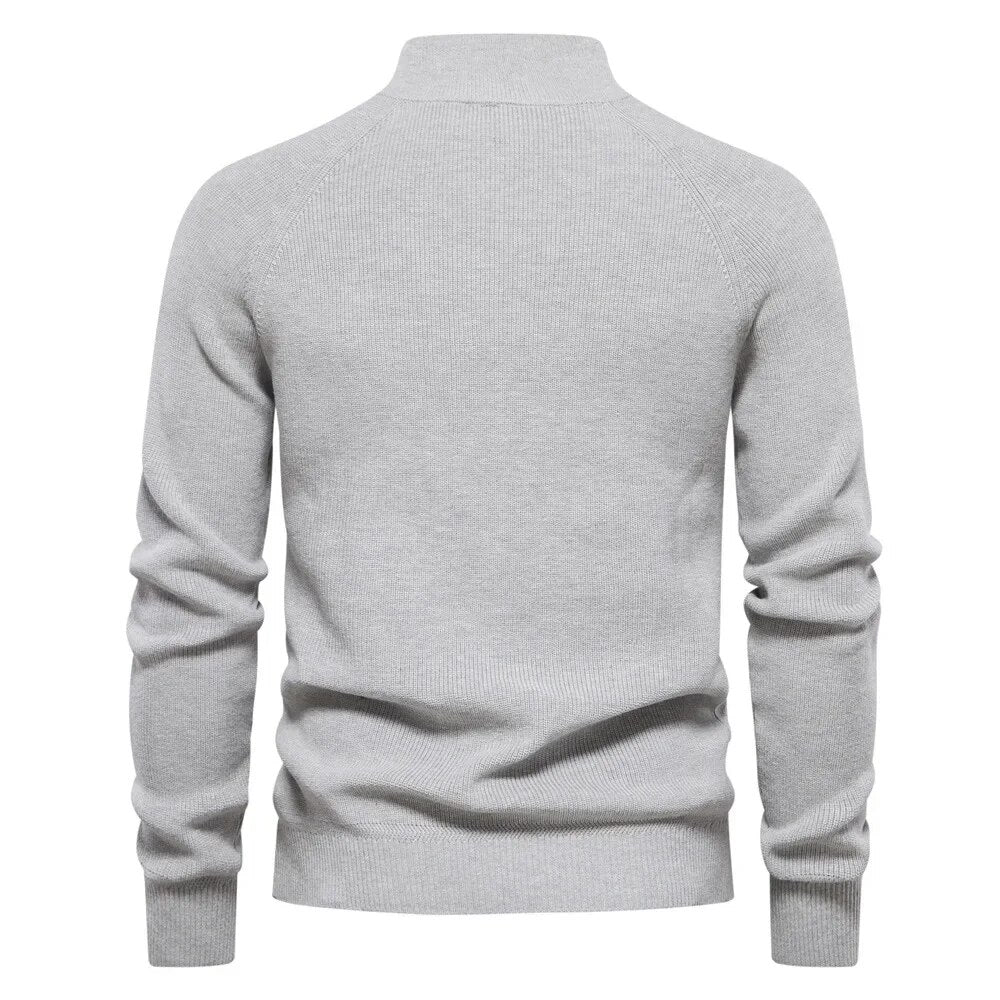 Aiden™ | Premium Quarter Zip Neck Sweater