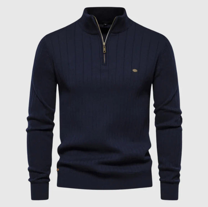 Aiden™ | Premium Quarter Zip Neck Sweater