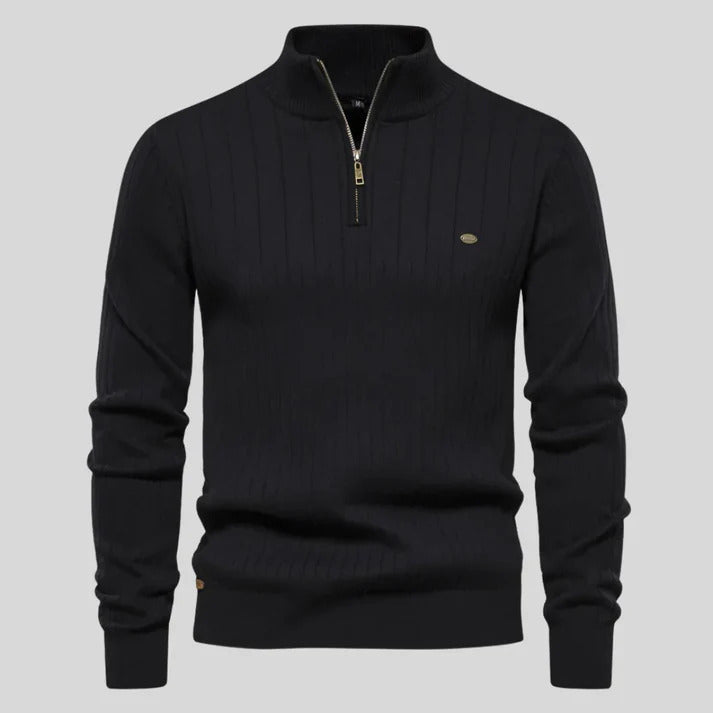 Aiden™ | Premium Quarter Zip Neck Sweater